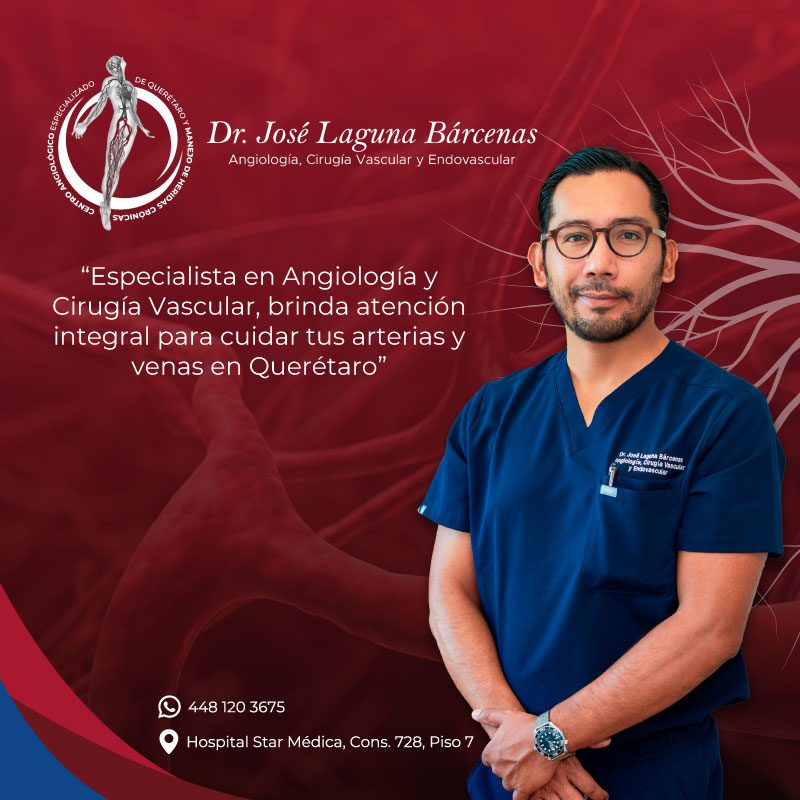 Cirujano Vascular en Querétaro > Dr. José Laguna Bárcenas