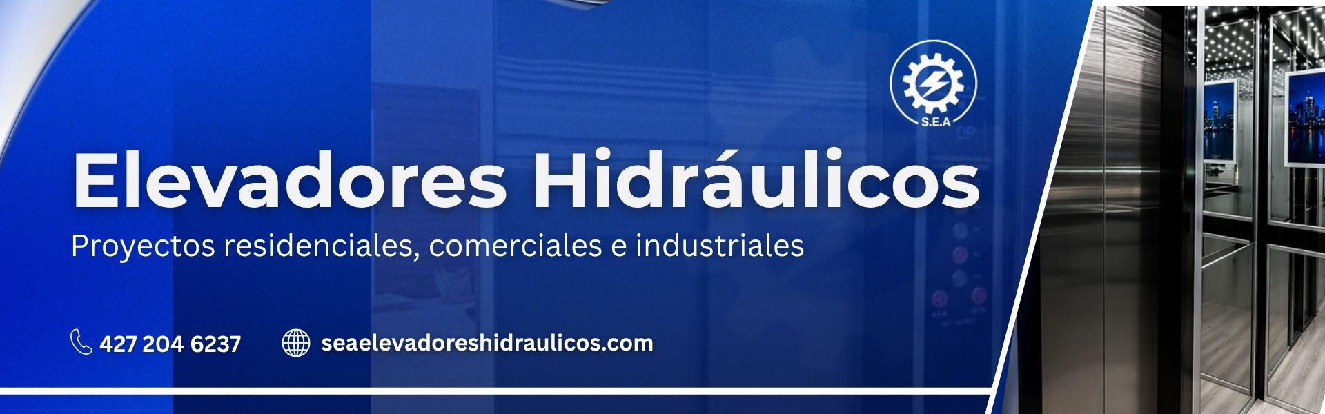 Elevadores Hidráulicos para proyectos residenciales, comerciales e industriales